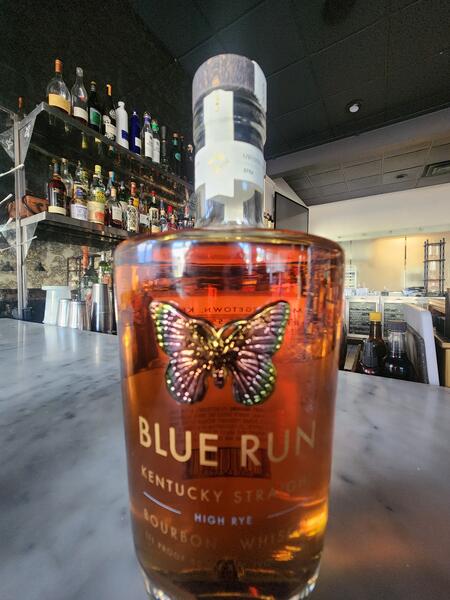 Blue Run High Rye bourbon at Edison Food Lab